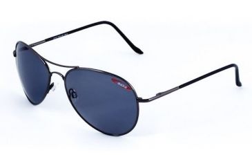 Image of Sos Polar Max / Anchor Sunglasses, Frame - Shiny Gunmetal/black Temple, Lens - Tac Polarized Smoke 1.0mm