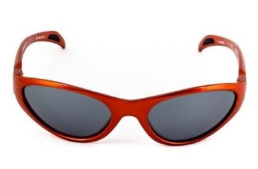 Image of Sos Wraps / Hydro Sunglasses, AFrame - Aluminum Orange / Lens - Pc Smoke-fm