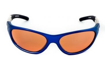 Image of Sos Wraps / Thrasher 1 Sunglasses, Frame - Metallic Blue/silver / Lens - Pc Orange-fm