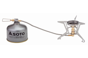 Image of Soto Fusion Trek Stove, Silver/Gold, 4953571093901