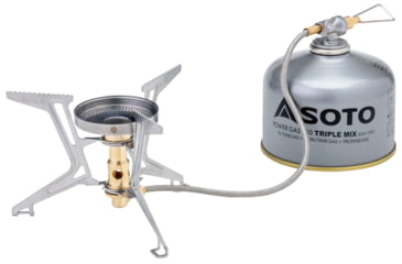 Image of Soto Fusion Trek Stove, Silver/Gold, 4953571093901