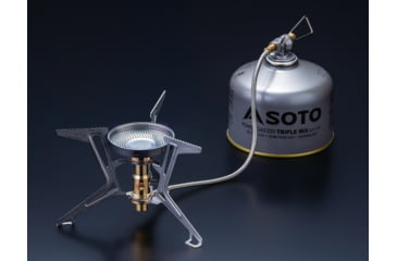 Image of Soto Fusion Trek Stove, Silver/Gold, 4953571093901