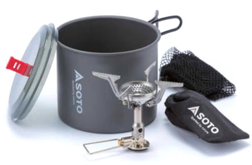 Image of Soto New River Pot And Amicus w/ Igniter, Grey, OD-1NVE NR