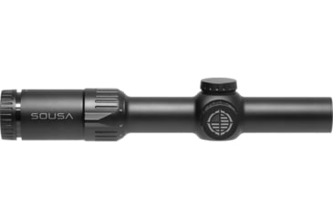 Image of SOUSA OPTICS Mantis 1-6X24 Rifle Scope, BDC Reticle, 1/2 MOA, SFP, Black, Medium, MA1624BDC