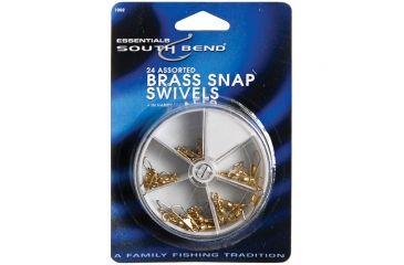 Image of South Bend Swivels Brass Asst Sizes 24 Pk 1002