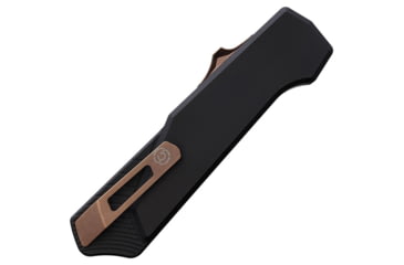 Image of Southern Grind Auto Arachnid OTF Automatic Folding Knife, 3.25in, S35VN Stainless, Midnight Bronze Finish, Black Anodized Aluminum Handle, SG12032020
