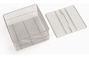 Image of SP Industries Accessories for Vertical, Undercounter, and Freestanding/Mobile Glassware Washers, National N0601-858 Baskets Test Tube Basket And Lid, Holds 150 Tubes Of 150 Mm Length, Quarter-Rack Size