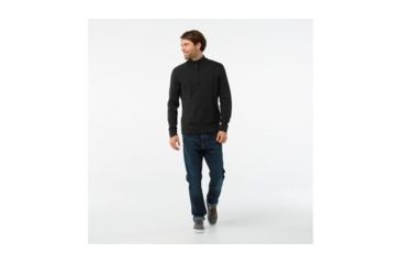 Image of Smartwool Sparod Half Zip Sweater-Men's, Charcoal Heather, Extra Large, SW000299010-XL