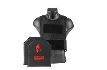 Image of Spartan Armor Systems Armor Systems Flexed Fused Core IIIa Soft Body Armor, Dl Concealment Plate Carrier, Black, Medium-Extra Large SAS-PKG-PLYIIIA-SDLPC-BK-KIT