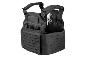 Image of Spartan Armor Systems Achilles NIJ Certified AR550 Package, Small/Extra Large, Black, Adjustable, SA-AR550PKG-AC-BK-FC-SP