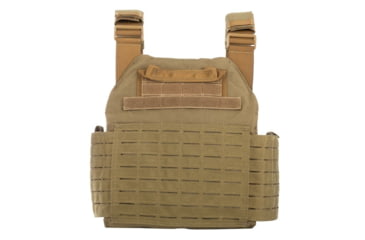 Image of Spartan Armor Systems Achilles Laser Cut Plate Carrier, Small/Extra Large, Coyote Brown, Adjustable, SAS-AC-LC-CB
