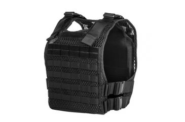 Image of Spartan Armor Systems AR550 Level III+ Body Armor And 221b Tactical Phantom Plate Carrier Single Curve, Base Coat, Black, Medium-Extra Large SAS-PKG550-PHAN-BK
