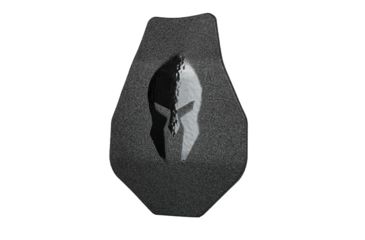 Image of Spartan Armor Systems AR550 Swimmers Cut Body Armor, Black, 11x14, Set of Two, SAS-AR5501114-SW-FC-ATC, SAS-AR5501114-SW-FC-ATC