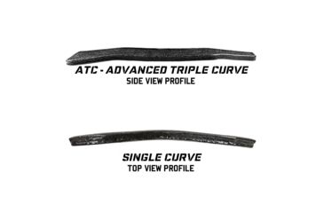 Image of Spartan Armor Systems AR550 Swimmers Cut Body Armor, Black, 11x14, Set of Two, SAS-AR5501114-SW-FC-ATC, SAS-AR5501114-SW-FC-ATC