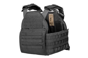 Image of Spartan Armor Systems Armor Systems AR550 Level III+ Body Armor And 10x12 Sentinel Plate Carrier Package, Black, Medium-Extra Large, P55-STNL1012-BK-kit