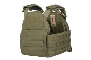 Image of Spartan Armor Systems Armor Systems AR550 Level III+ Body Armor And 10x12 Sentinel Plate Carrier Package, SparTan Green, Medium-Extra Large, P55-STNL1012-SG-kit