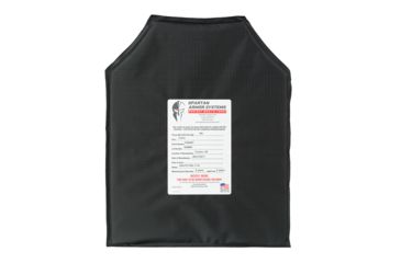 Image of Spartan Armor Systems Flex Fused Core IIIA Soft Body Armor, Black, 11x14, SAS-PLYIIIA-1114-SET, SAS-PLYIIIA-1114-SET