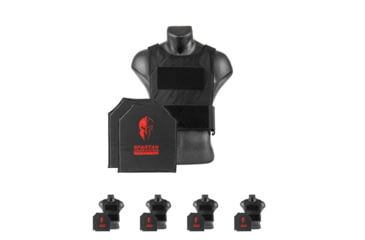 Image of Spartan Armor Systems Flexed Fused Core IIIa Soft Body Armor, Black, Multi Cam, OD Green, Tan, White