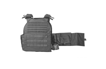 Image of Spartan Armor Systems Legion XL And Omega AR500 Body Armor Package, 2XL/4XL, Black, Adjustable, SA-AR500PKG-LEGION-XL-BK-SP