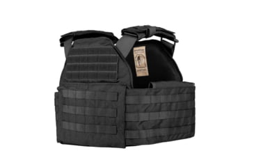 Image of Spartan Armor Systems Sentinel Plate Carrier, Small/Extra Large, Black, Adjustable, SAS-STNL-BK