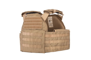 Image of Spartan Armor Systems Sentinel Plate Carrier, Small/Extra Large, Coyote Brown, Adjustable, SAS-STNL-CB