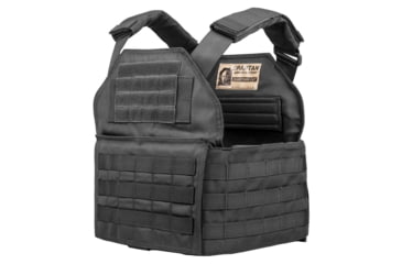 Image of Spartan Armor Systems Shooters Cut And Omega AR500 Body Armor Package, Small/Extra Large, Black, Adjustable, SA-AR500PKG-SHPC-BK-SP
