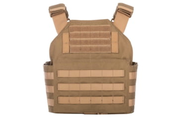 Image of Spartan Armor Systems Shooters Cut Plate Carrier, Medium/Extra Large, Tan, Adjustable, SAS-SHPC-TAN