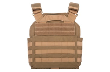Image of Spartan Armor Systems Shooters Cut Plate Carrier, Medium/Extra Large, Tan, Adjustable, SAS-SHPC-TAN