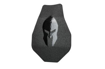 Image of Spartan Armor Systems Spartan Omega AR500 Steel Core Armor Body Armor, Set of Two, Swimmers Cut, Black, 11x14, SAS-AR5001114-SW-FC-ATC, SAS-AR5001114-SW-FC-ATC