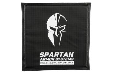 Image of Spartan Armor Systems Trauma Pad Set Of Two, Black, 6x6 SAS-TP66