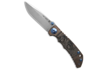 Image of Spartan Blades Spartan Blades Harsey Frame Lock Knife Special Edition Dragon Titanium 4" SW, Blue/Bronze, CPM S45VN, adult, BHQ-206089