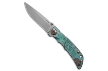 Image of Spartan Blades Spartan Blades Harsey SHF Frame Lock Knife Green Plague Doctor 3.25" SW, Bronze/Green, CPM S45VN, adult, BHQ-216925