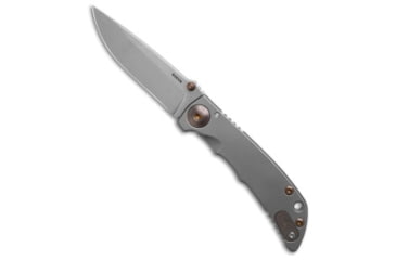 Image of Spartan Blades Spartan Blades Harsey SHF Frame Lock Knife Ti/Bronze Hardware 3.25" SW, Bronze/Gray, CPM S45VN, adult, BHQ-216916