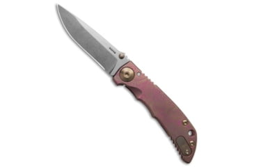 Image of Spartan Blades Spartan Blades Mini Harsey Folder Frame Lock Paisley Custom 3.25" SW, Pink, CPM S45VN, adult, BHQ-198149