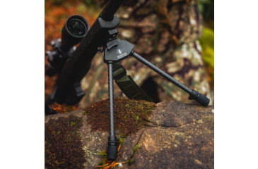 Image of Spartan Precision Equipment Javelin Lite Long Bipod w/Classic M-LOK Adapter, Black, SP01-053-R-BLK + SP02-03-R