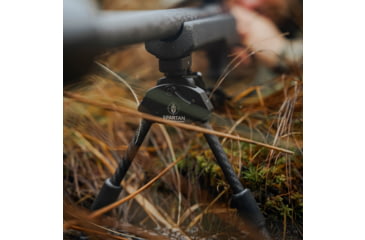 Image of Spartan Precision Equipment Javelin Lite Standard Bipod w/Classic Rifle Adapter, Black, SP01-054-R-BLK + SP02-01-R