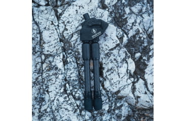 Image of Spartan Precision Equipment Javelin Lite Standard Bipod w/Classic Rifle Adapter, Black, SP01-054-R-BLK + SP02-01-R