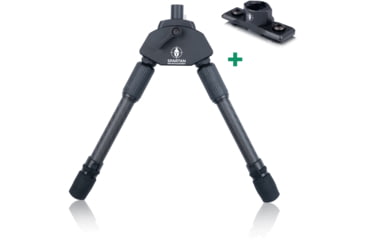 Image of Spartan Precision Equipment Javelin Lite Standard Bipod w/Classic M-LOK Adapter, Black, SP01-054-R-BLK + SP02-03-R