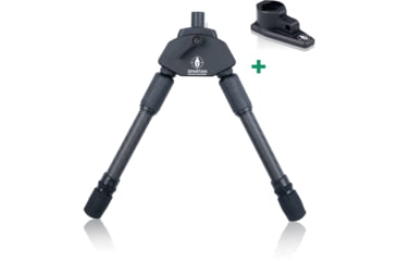 Image of Spartan Precision Equipment Javelin Lite Standard Bipod w/Classic Rifle Adapter, Black, SP01-054-R-BLK + SP02-01-R