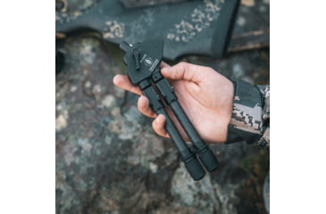 Image of Spartan Precision Equipment ProHunt TAC Bipod, Standard Length, Black, SP01-06-R-BLK