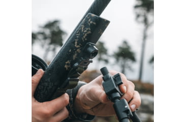 Image of Spartan Precision Equipment ProHunt TAC Bipod, Standard Length, Black, SP01-06-R-BLK