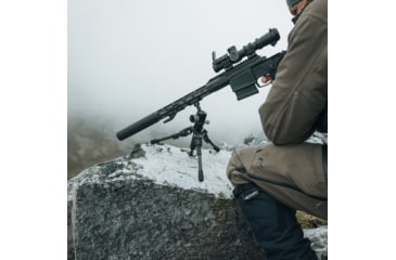 Image of Spartan Precision Equipment Tac Leg, Long, Black, SP05-010-R-BLK