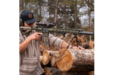 Image of Spartan Precision Equipment Vidarr Bipod, DiscLok M-Lok Adapter, Black, SP01-046-R-BLK