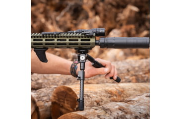 Image of Spartan Precision Equipment Vidarr Bipod, DiscLok M-Lok Adapter, Black, SP01-046-R-BLK