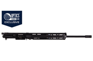 Image of OpticsPlanet Exclusive Spearhead Complete Upper Receiver, Model S, .410 Bore, AR-15, 19 inch Barrel, Quad Rail Handguard, Anodized Finish, Black, 1001