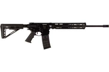 Image of OpticsPlanet Exclusive Spearhead Complete Upper Receiver, Model S, .410 Bore, AR-15, 19 inch Barrel, Quad Rail Handguard, Anodized Finish, Black, 1001