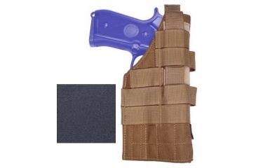 Image of Specter Gear Molle Pals Compatible Mod Tac Holster, Springfield XD Tac 9mm, pt40S/W, pt357 SIG, pt45ACP, 5 Barrel, Black 599-BLK