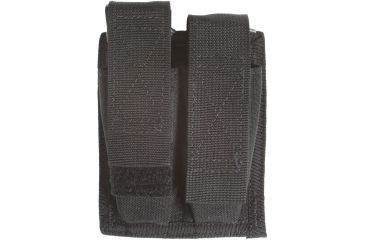 Image of Spec Ops M-9 Double Magazine Pouch w/ Hook &amp; Loop Closure, Black - 100500201