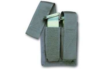 Image of Spec Ops M-9 Double Magazine Pouch w/ Hook &amp; Loop Closure, Foliage Green - 100500212