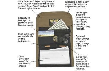 Image of Spec-Ops T.H.E. Checkbook Wallet, Coyote Brown